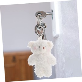 UPKOCH 2pcs Key Chain Pendant Car Bear Keyring Kawaii Keychain Kids Keychains Fluffy Keychain Ladies