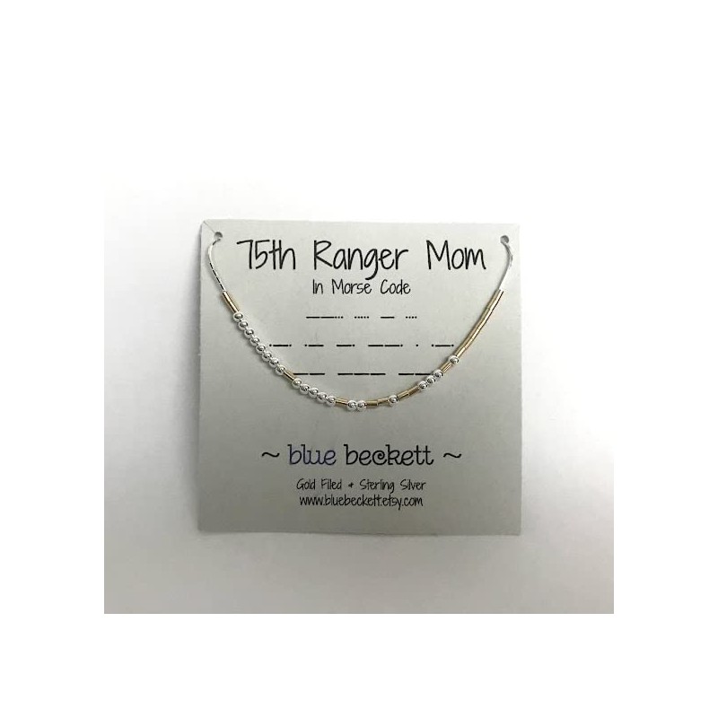 Morse Code 'MARINE GIRLFRIEND' Marine Corps Necklace