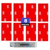 CANOPUS Waterproof Double Sided Pads, 8 PCs (1in x 2in),