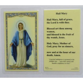 Hail Mary - Laminated Holy Card