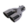 idain 2.5 inch Inlet Dual Exhaust Tip Stainless Steel Polished