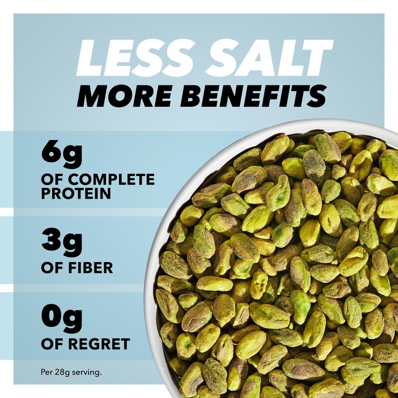 Wonderful Pistachios No Shells, Lightly Salted Nuts, 6 Ounce Resealable
