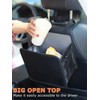 Ginsco 2 Gallons Open-Top Car Trash Can, Hanging Leakproof Car