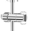 Universal Hand Shower Holder, 360° Rotatable Shower Holder with 2