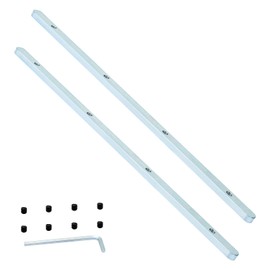 Ximoon Track Saw Guide Rail Connector Kit Replacement for Makita Track Saw Long Cuts Compatible with Festool Track Saw Guide and More Brand Cutting System Tracks 71358