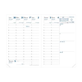 Quo Vadis 02808 Agenda 2013/September 2014, 10 x 15 cm (French Language Edition, deep black