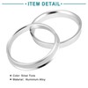 ACROPIX 66.6 to 60.1mm Hub Centric Rings Silver Tone -
