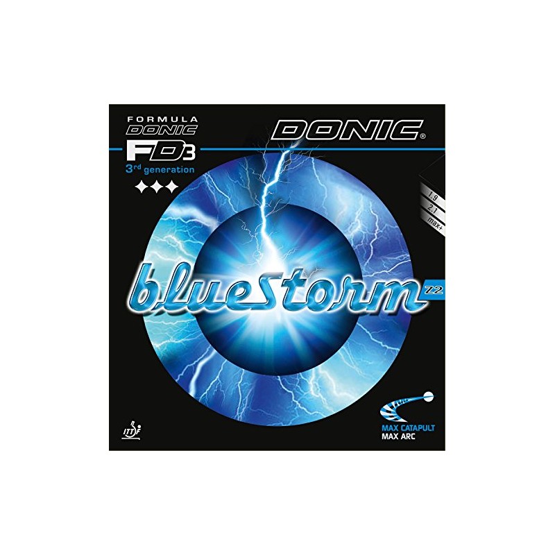 DONIC Z3 AL088 Table Tennis Soft Back Rubber Blue Storm
