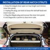 X AUTOHAUX Rear Left Right Tailgate Power Lift Support for