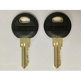 2 Keys Entrance Compartment Baggage RV Motorhome Key Door Lock for TRIMARK TM211 30-400 30-450 60-200