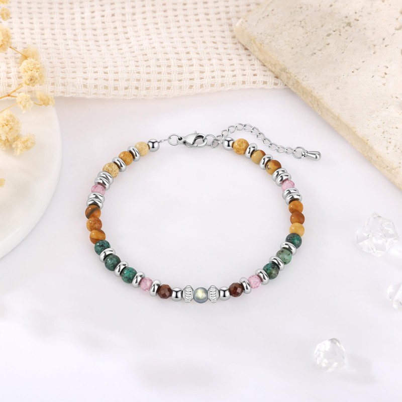 Daughter Gifts from Mom, Moonstone Daughter Bracelets Daughter Gifts