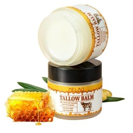 Natural Face Care Balm with Peptides and Beef Tallow and Honey, Skincare Formula