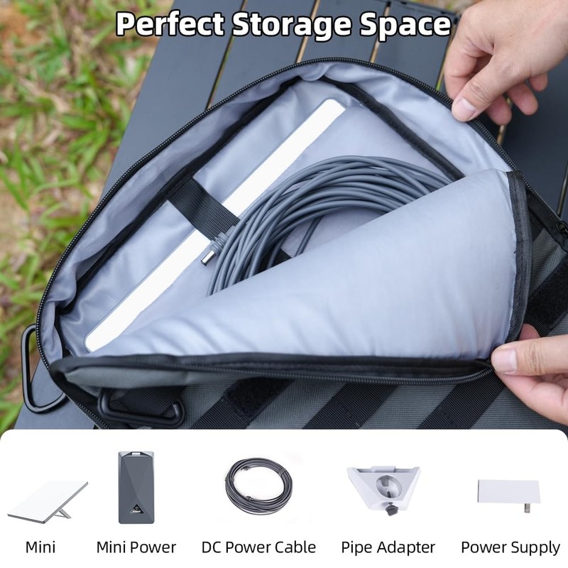 XTAR Adventure Bag for Starlink Mini,Outdoor Travel Bag, fits Starlink