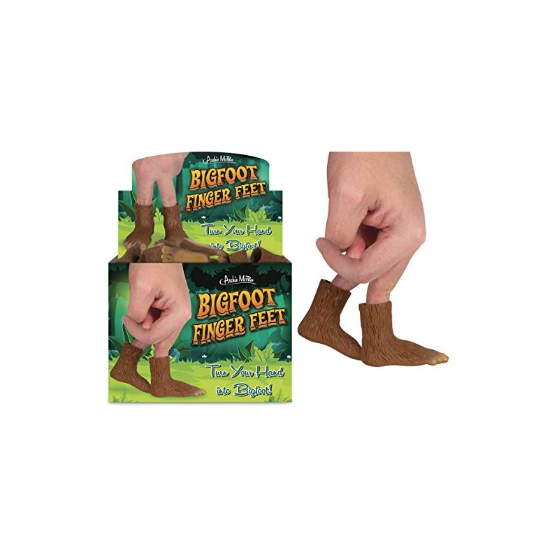 Archie McPhee Bigfoot Finger Feet- - Pack of 2