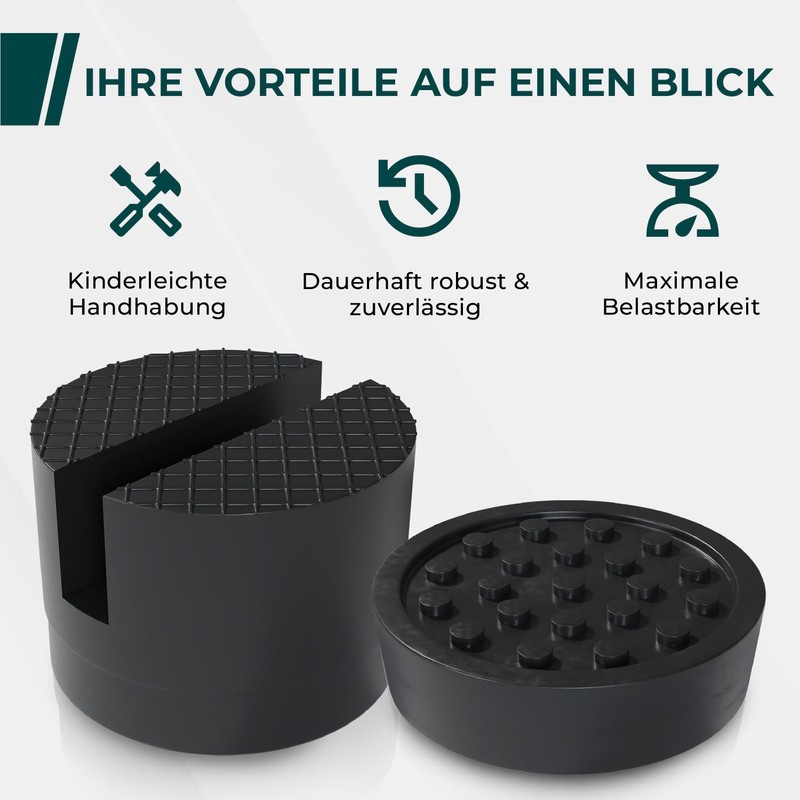 Universal Rubber Pad for Car Jack Protection Pad, Non-Slip, Ideal