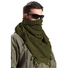 Gosfang Men's Afghan Stole Scarf, Cotton, Survival Game, Outdoor, Arab,
