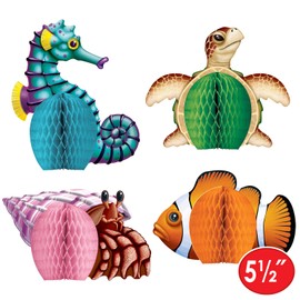 Beistle Sea Creatures Honeycomb Party Decorations | Beistle