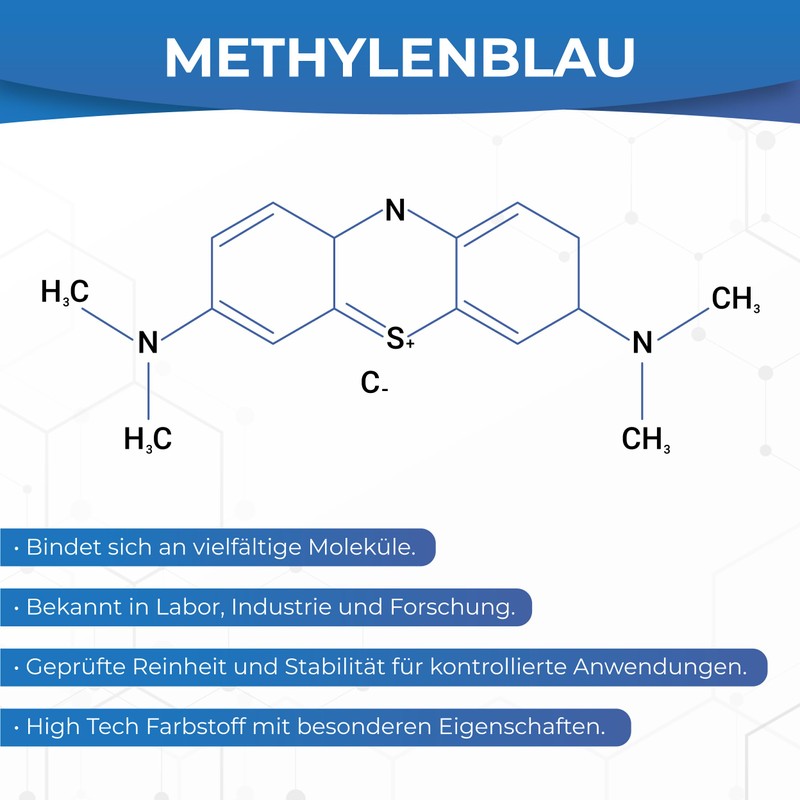 Methylenblau | 2000 Tropfen / 100ml | Made in Germany