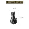 EIiegh Cat Drawer Handle,Antique Cast Iron Drawer Knob for Dresser
