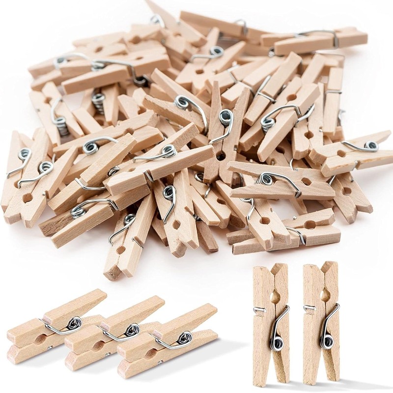 Kids B Crafty Mini Pegs, Mini Pegs for Photos, Mini