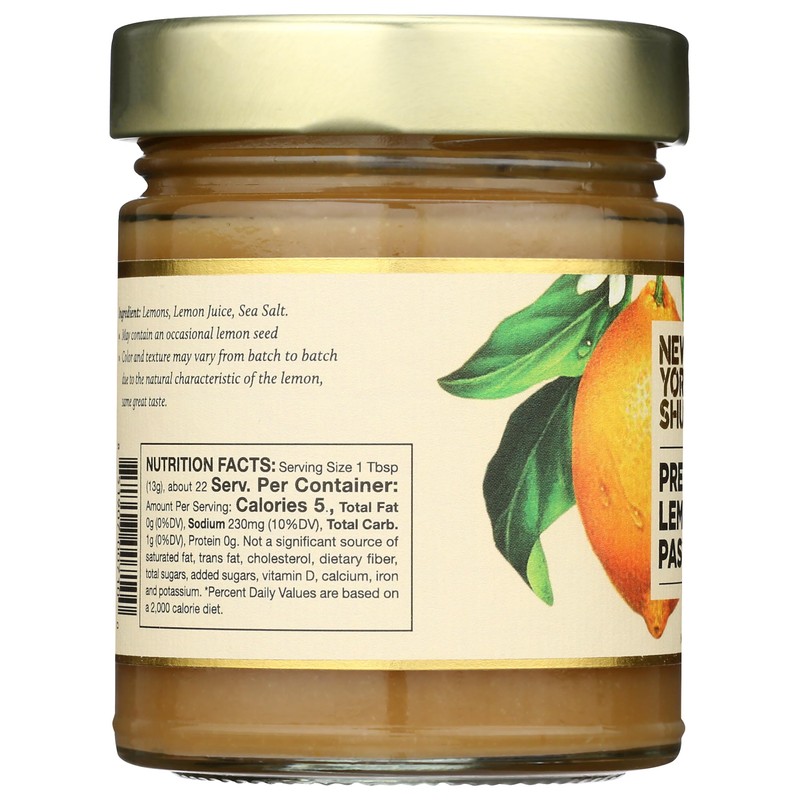 NEW YORK SHUK Preserved Lemon Paste, 10 OZ