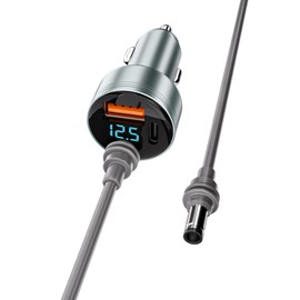 Starlink Mini 12V Car Charger, Heat Dissipation Aluminum Alloy Shell,Waterproof,Built-in Protections (Adapter & 5M Cable)