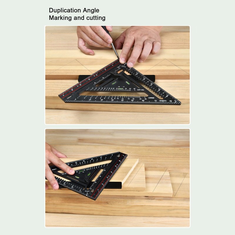 Carpenter's Square, Woodworking Tools, Intelligent Angle, 90 Degree Adjustable Square