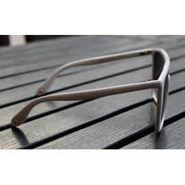 Large Men Sunglasses Vintage Retro 70s Squared Frame Flat Top Shield Glasses (White, 59)