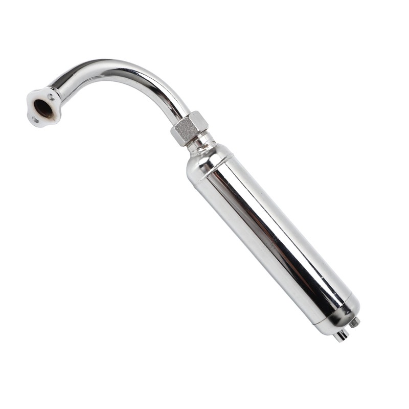 Exhaust Muffler Pipe Motorized Bicycle Engine Muffle Tailpipe Exhaust Pipe