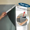 Jilron Magic Tape Stick on Portable Curtains for Windows,Bedroom Blackout