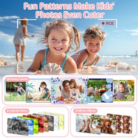 BNEHHOV Children's Camera 2.0 Inch Screen 1080P Children's Camera with 32GB SD Card Selfie Digital Camera Children for Years Boys and Girls for Christmas Toy