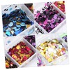 FOMIYES 3pcs DIY Nail Art Charms Glitter Dust Sequins Paillette