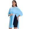 Women's Post Surgery Hospital Gown – Magnetic Shoulder Closures, Side