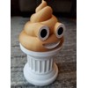 Znet3D Poop Emoji Trophy - Hand Painted Poop Emoji -