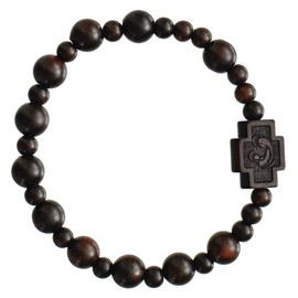 Jujube Wood 8mm Rosary Bracelet