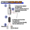 LAINLOY Universal Shift Knob Adapter, M12x1.25 Aluminum Car Gear Shift