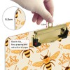 CRASPIRE Acrylic Clipboard A4 Bees Writing Board With Stainless Steel