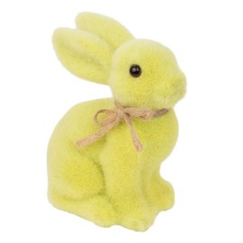 Talking Tables Yellow Artificial Grass Bunny Easter Table Decorations Centrepiece (6") Moss Rabbit Figure | for Kids Birthday, Mad Hatter Tea Party, Alice in Wonderland Themed Party Prop, H x15cm