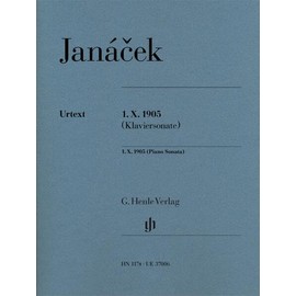 Janacek - 1.X.1905 Sonata (1905) para Piano (Urtext) (Zahrádka/Hough) (Multilingual Edition)