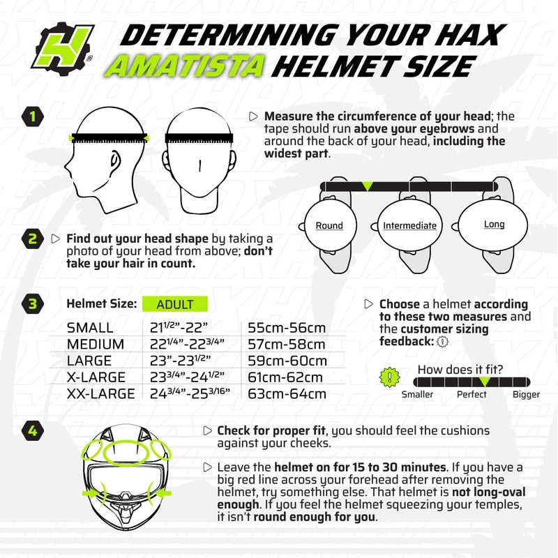 HAX Amatista Modular Flip-Up Dual Visor Motorcycle Helmet - DOT/ECE