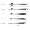 Hemuu 5 Pieces Measuring Spoon Sets, Stainless Steel Measuring Spoons,