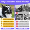 Dog Muzzle，Anti Biting and Stop Chewing，Drinking and Breath Free， Soft