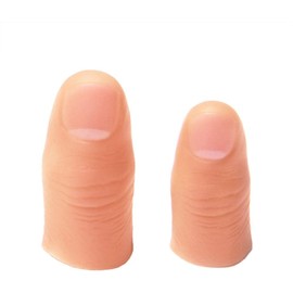 2Pcs Thumb Tip Magic Tricks,Disappearing Silk Fake Thumb Tip Magic,Fake Thumb Tip Vanish Magic,Trick Gimmick Magician Accessory, Close up Illusions Making Objects Appear,Disappear,Novelty and Gag Toys