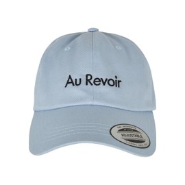 Mister Tee Men's Au Revoir Dad Cap One Size Light Blue/White, Light blue/white