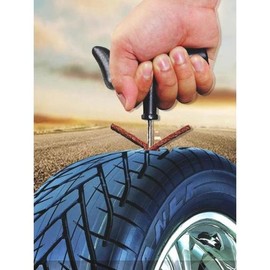 Car Tire Repair Kit Vacuum Tire Motorcycle Quick Tire Repair Strip 6-Piece Repair Kit / 자동차 타이어 수리 키트 진공 타이어 오토바이 빠른 타이어 수리 스트립 6 피스 수리 키트