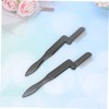 PACKOVE 6Pcs Folding Eyebrow Comb Stainless Steel Brow Brushes for