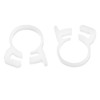 QUARKZMAN Pack of 2 Double Snap Handle Hose Clamps, Plastic