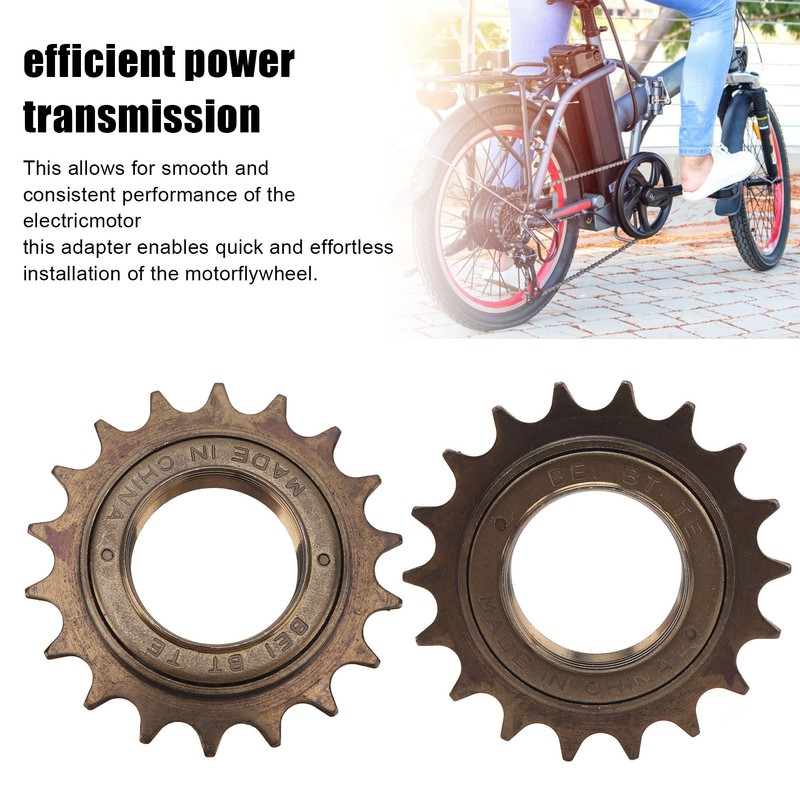 18T Bicycle Freewheel Bike Right Drive Flywheel Adapter for MY1016Z