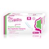Organic Cotton Non Applicator Tampons - Super 16 Ct