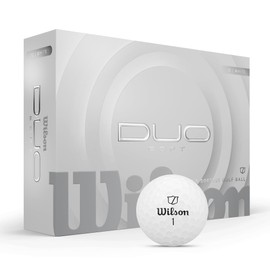 WILSON 2025 Duo Soft Golf Balls - White, 12 Balls